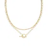 Elk & Bloom Women's Gold Link Chain Minimalist Choker In Gold