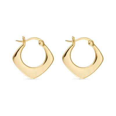 Elk & Bloom Women's Small Gold Geometric Hoops