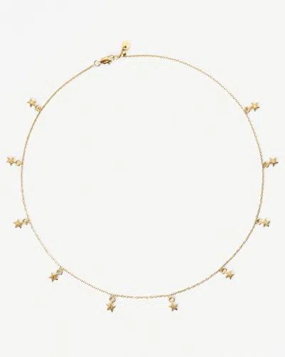 Elk & Bloom Women's Star Feeling Chunky 14k Gold Choker Necklace