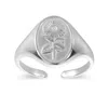 Elk & Bloom Women's Sterling Silver Sunflower Ring In Silver