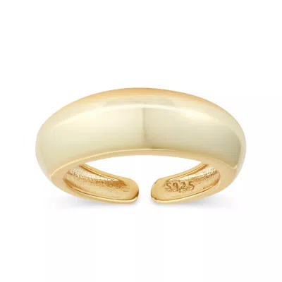 Elk & Bloom Women's Thick Gold Dome Ring