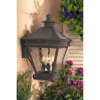 Elk Lighting Artistic Ltg-wall Lantern, Charcoal, Water Glass In Charcoal