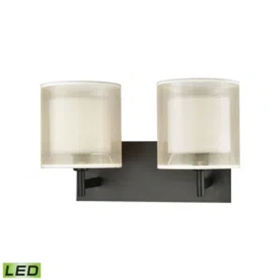 Elk Lighting Ashland 2 Vanity Matte Black