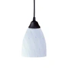 Elk Lighting Classico Collection 'simply White' 1 Lt Pend In Rust