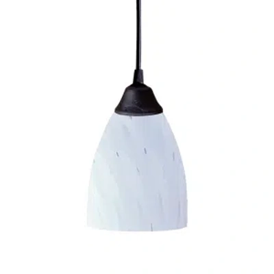 Elk Lighting Classico Collection 'simply White' 1 Lt Pend In Rust