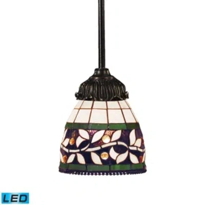 Elk Lighting Mix-n-match 1-light Pendant In Tiffany Bronze