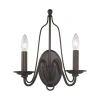Elk Lighting Monroe 2 Light Wall Sconce In Oil Rubbed Bronze In Bronze