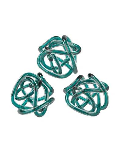 Elk Lighting Set Of 3 Glass Knots