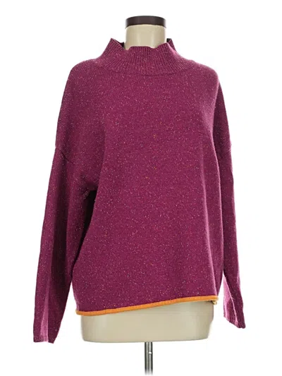 Pre-owned Elk Wool Pullover Sweater In Purple