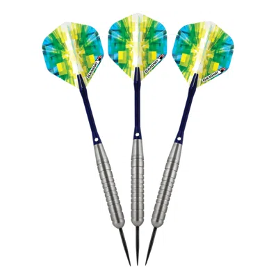 Elkadart Prism Ringed Silver Steel Tip Darts - 24 G