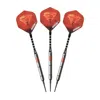 Elkadart Tornado Tungsten Soft Tip Dart Set 4 Red & 2 Black Rings - 16 G