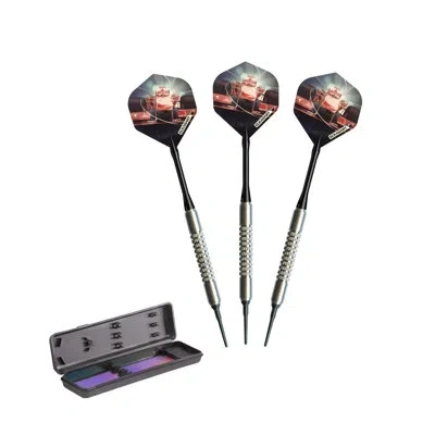 Elkadart Turbo Soft Tip Darts 16 Grams In Black;silver