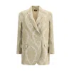 Ella Brocade Print Blazer