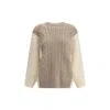 Ella Cream Cashmere Cashmere Sweater In Brown