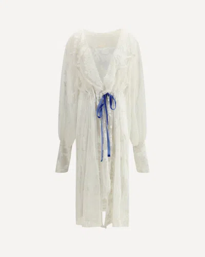 ELLA CROCHETED DESIGN LONG JACKET