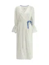 Ella Impero Long Dress In White