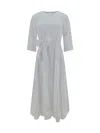 Ella Long Women's Dress In White