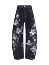 Ella Floral Print Jeans