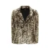 Ella Single-breasted Jacket With Sequins In Gold