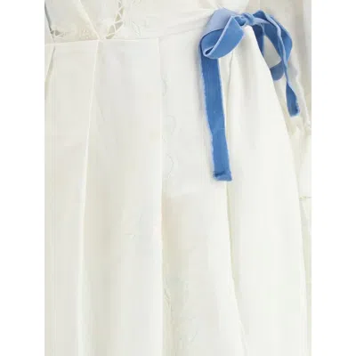 Ella Impero Long Dress In White