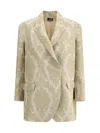 Ella Brocade Print Blazer