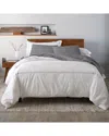 Ella Jayne Percale 3pc Duvet Set In Grey