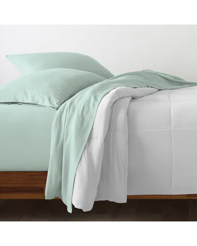 Ella Jayne 100% Cotton Percale Cool And Crisp Deep Pocket Sheet Set In Multi