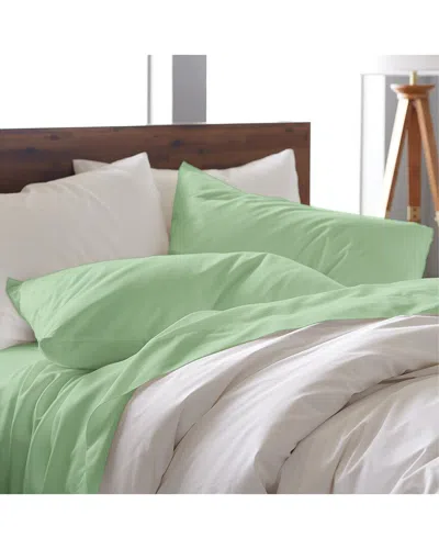 Ella Jayne 4pc Sateen 500tc Deep Pocket Sheet Set In Green
