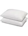 Ella Jayne 2 Pack Overstuffed Luxury Plush Gel Filled Side/back Sleeper Pillow In White