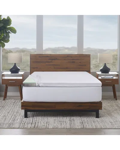 Ella Jayne 280 Gsm Thread Count 3in Memory Foam Mattress Topper In White