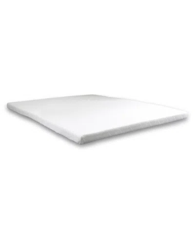 Ella Jayne 3" Memory Foam Mattress Topper, California King In White
