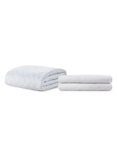 Ella Jayne 3-piece Mattress Protector & Pillow Protector Set In White