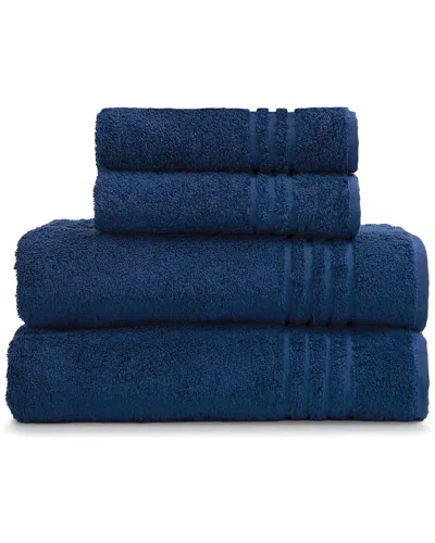 Ella Jayne 4pc Towel Set In Blue