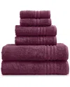 Ella Jayne 6pc Towel Set In Purple