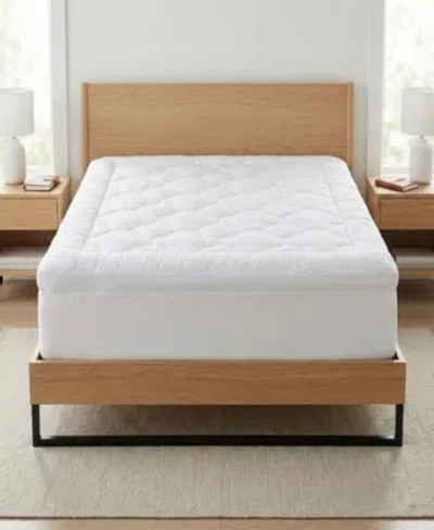 Ella Jayne Adaptive Comfort Plush Mattress Topper In White