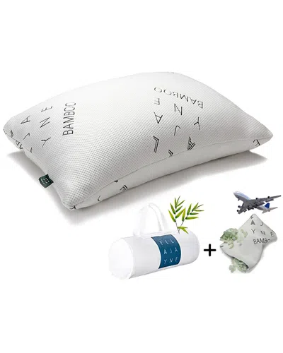 Ella Jayne Set Of 2 Adjustable Bamboo Shredded Memory Foam Pillow In White