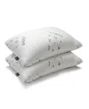 Ella Jayne Basics Medium Density Viscose 2-pack Pillow, Standard In White