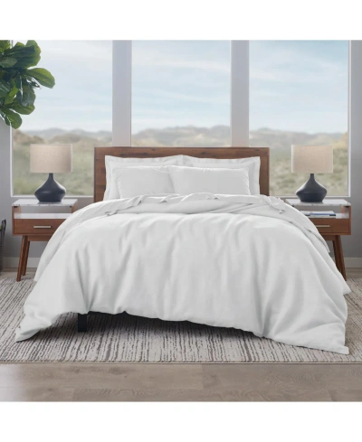 Ella Jayne Premium 100% Cotton 300 Thread Count 3-piece Duvet Cover Set, King/california King In White