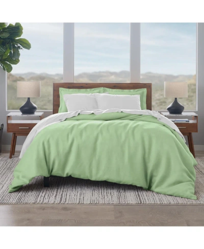 Ella Jayne 100% Luxe Cotton Sateen 500 Thread Count 3-piece Duvet Cover Set, Full/queen In Olive