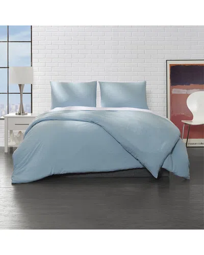 Ella Jayne Cozy Touch Duvet Cover Set In Blue