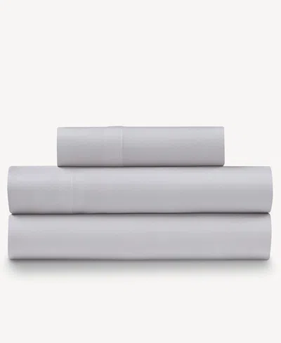 Ella Jayne Super Soft Triple Brushed Microfiber 3-piece Sheet Set - Twin Bedding In Silver