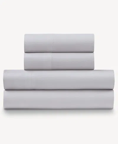 Ella Jayne Super Soft Triple Brushed Microfiber 4-piece Sheet Set - Full Bedding In Silver