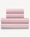 Ella Jayne Super Soft Triple Brushed Microfiber 4-piece Sheet Set - King Bedding In Rose