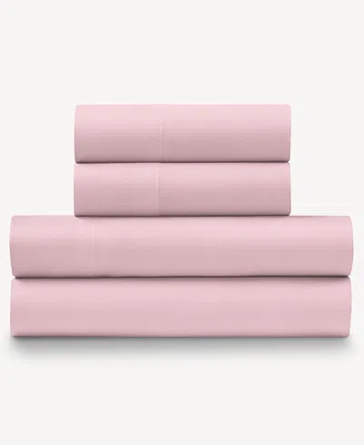Ella Jayne Super Soft Triple Brushed Microfiber 4-piece Sheet Set - King Bedding In Rose