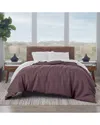 Ella Jayne Linen Duvet Set In Purple