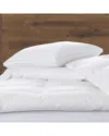 Ella Jayne Cotton Mesh Gusseted Shell Medium Density Memory Fiber Pillow In White