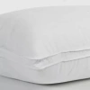 Ella Jayne Gussetted Soft Plush Down Alternative Stomach Sleeper Pillow In White