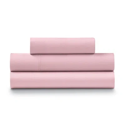 Ella Jayne Home 100% Cotton Percale Crisp And Cool Sheet Set In Blush