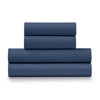 Ella Jayne Home 100% Cotton Sateen Luxurious 1200 Thread Count 4-piece Sheet Set In Navy