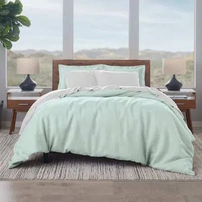 Ella Jayne Home Ej Classic 100% Cotton Percale Duvet Cover Set In Mint